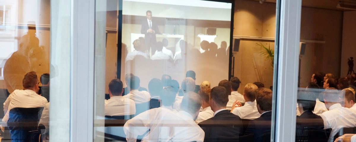 Der Aschrottsaal im Aschrottflügel eignet sich für verschiedene Veranstaltungen.