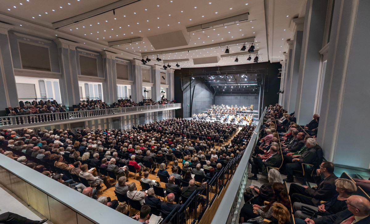 Der Festsaal während eines Klassikonzerts.